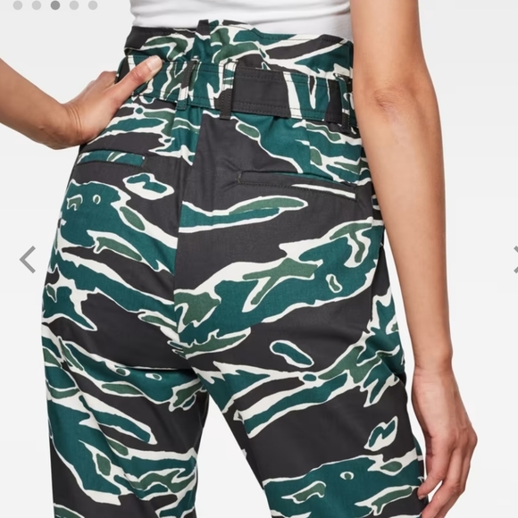 G-Star ROVIC HIGH WAIST PAPERBAG Pants - Picture 3 of 15